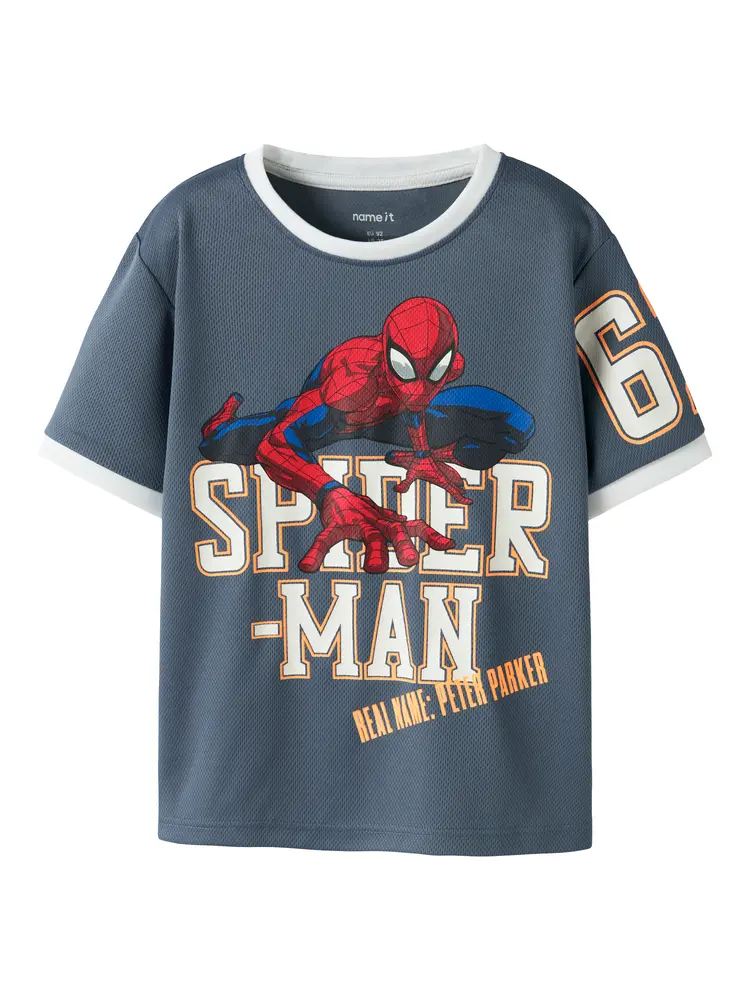 Anri Spiderman T-Shirt - Vintage indigo - 98