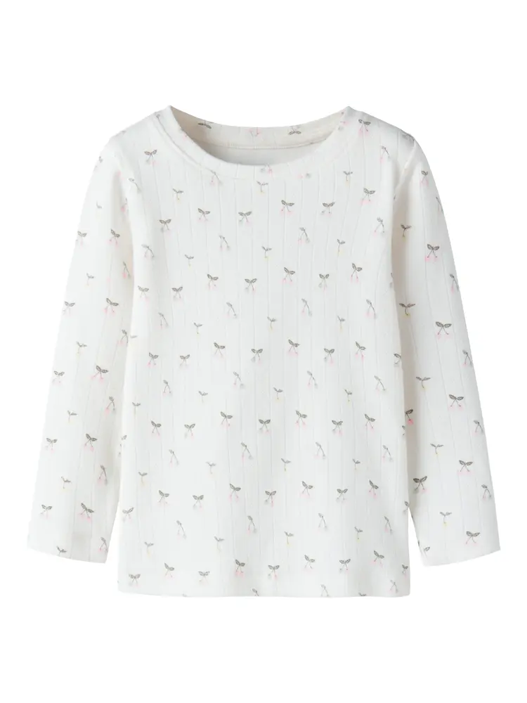 Ficherry Slim Bluse - Cloud Dancer - 98