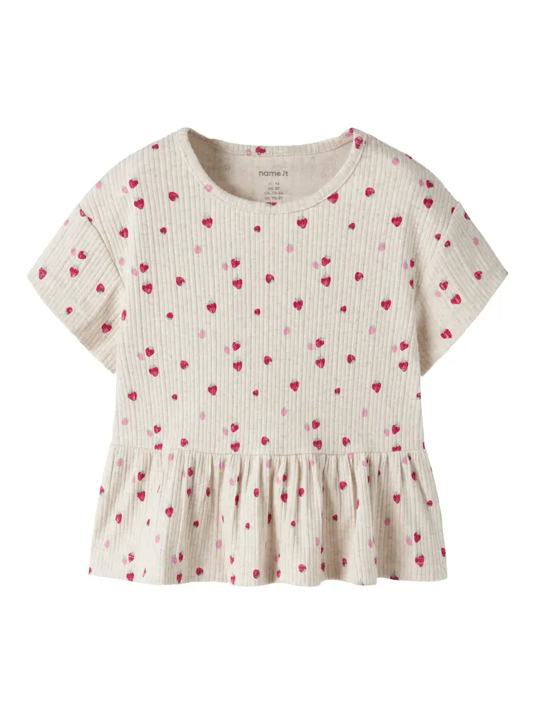 Name It Jelly Bluse - Peyote Melange - 110