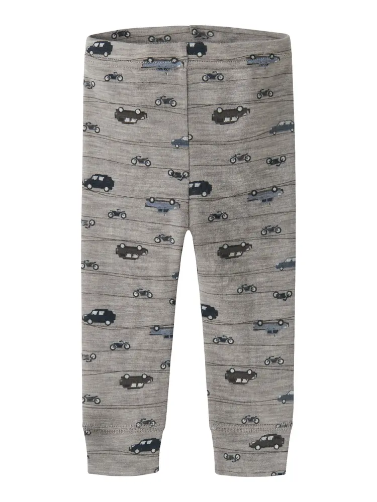 Name It Wang Uld Rib Leggings - Satellite - 50
