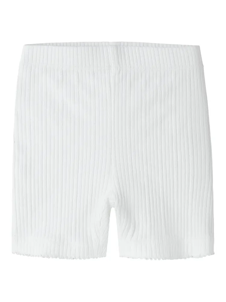 Name It Judy Slim Shorts - Bright White - 104