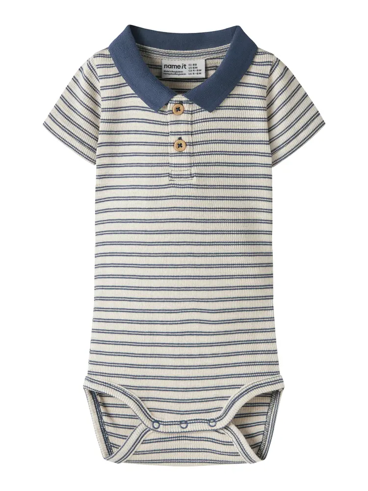 Jerimiah Kortærmet Polo Body - Vintage Indigo - 50