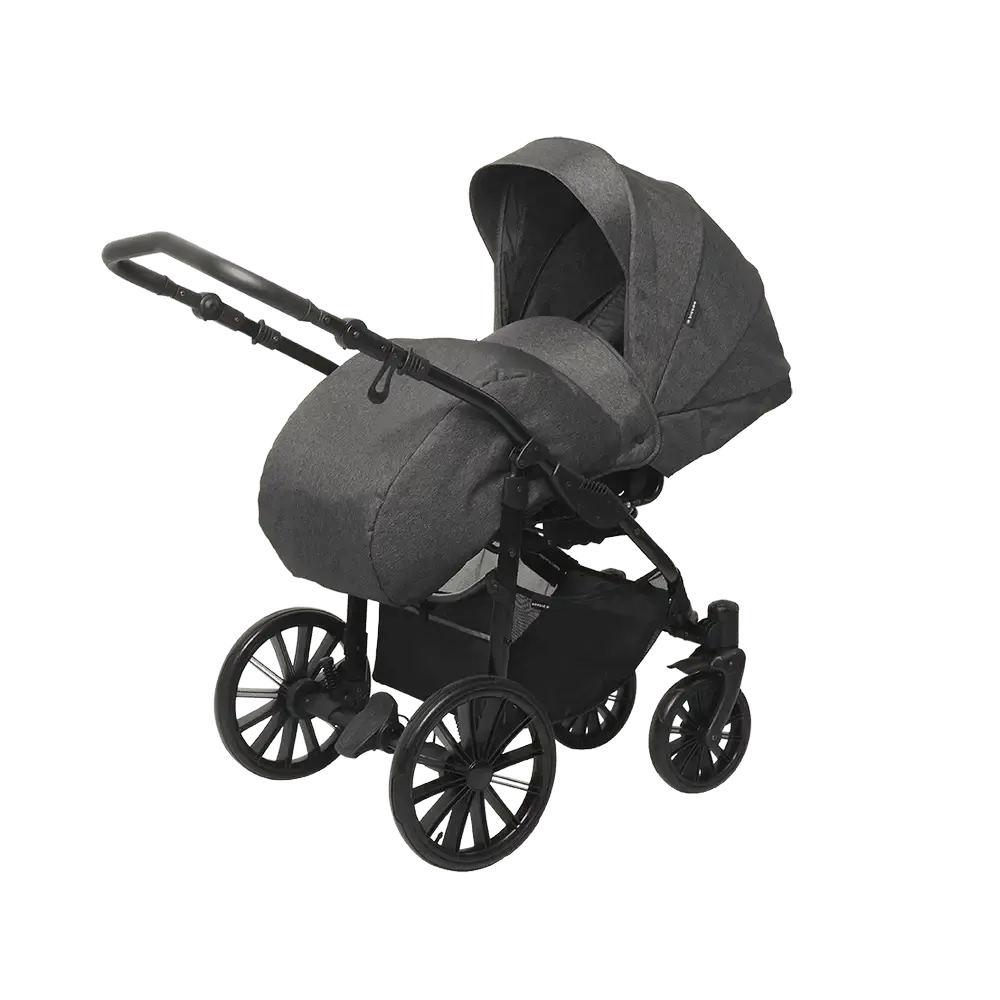 Basson Nordic Fodpose - Dark Grey Melange