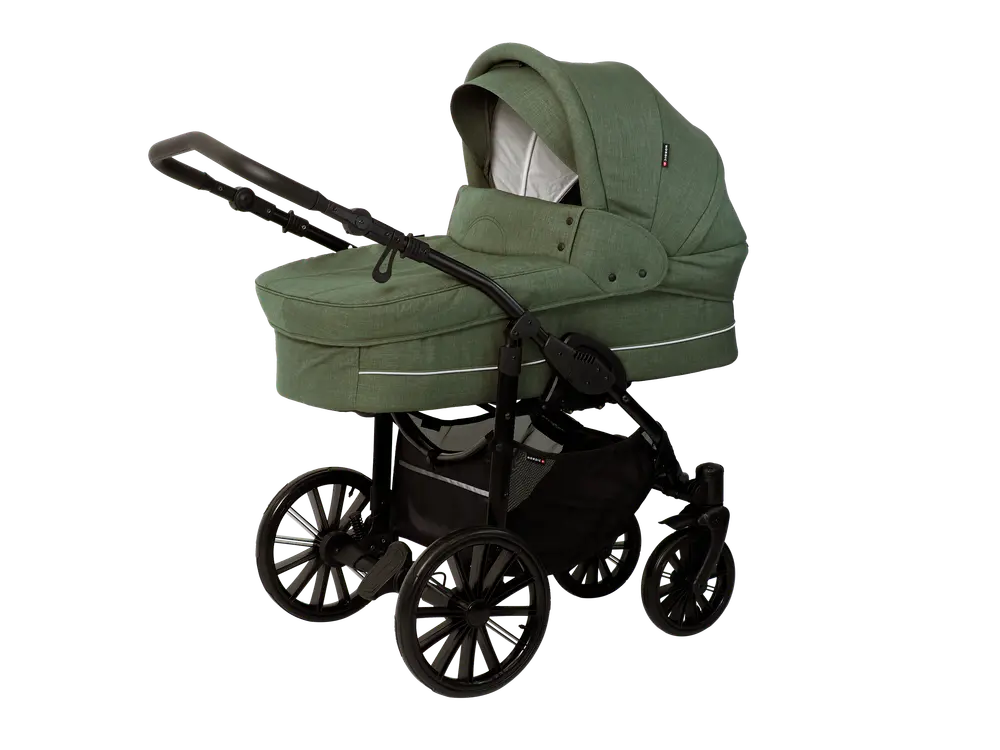 Basson Nordic Lux Barnevogn - Dusty Green