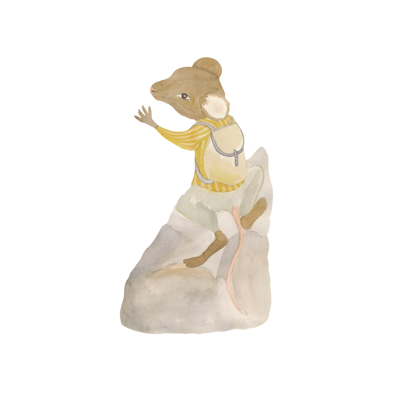 That's Mine - Wallsticker vandreren Henry - Brown