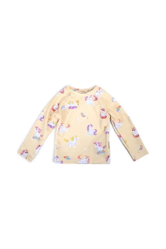 Filibabba Nor UV Badebluse - Yellow - 3-4 ÅR