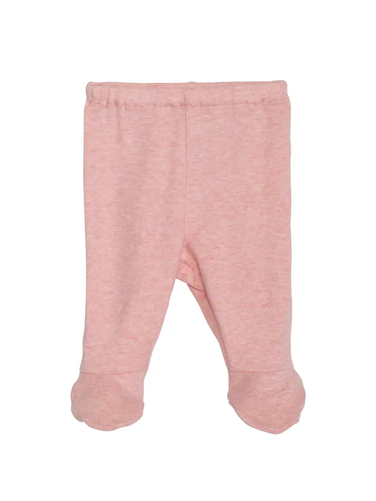 Nyfødt Buks m. Fødder - Pink - 62 CM