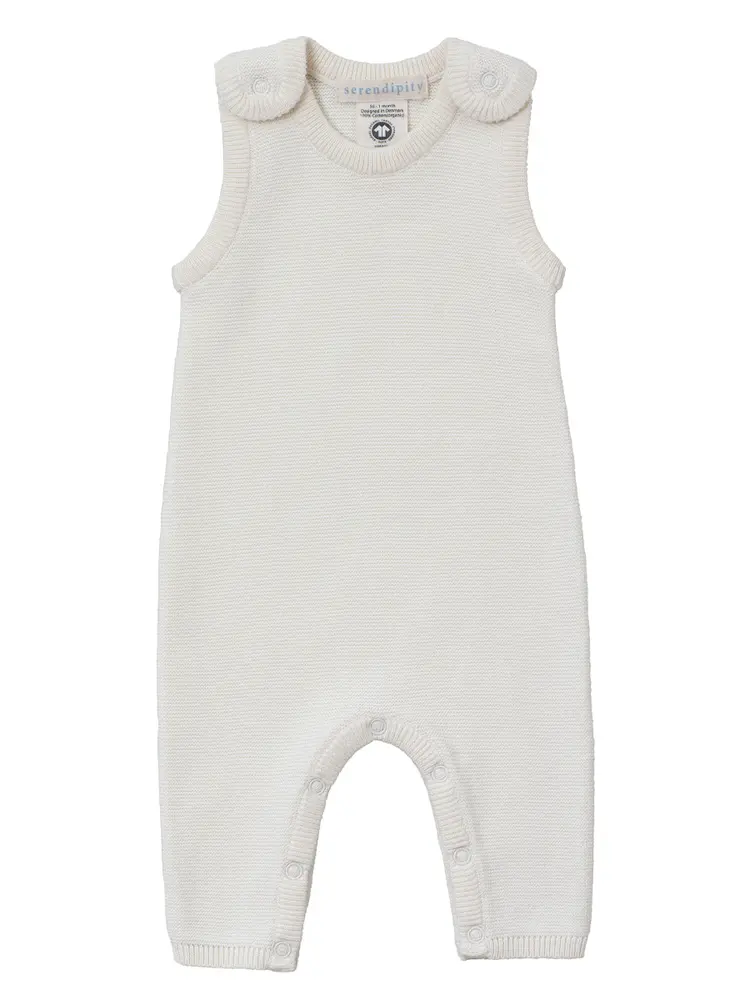 Strikket Romper - Creme - 62CM