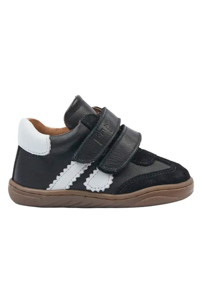 Pride Velcro Barefoot Sneaker - Black Beauty - 25