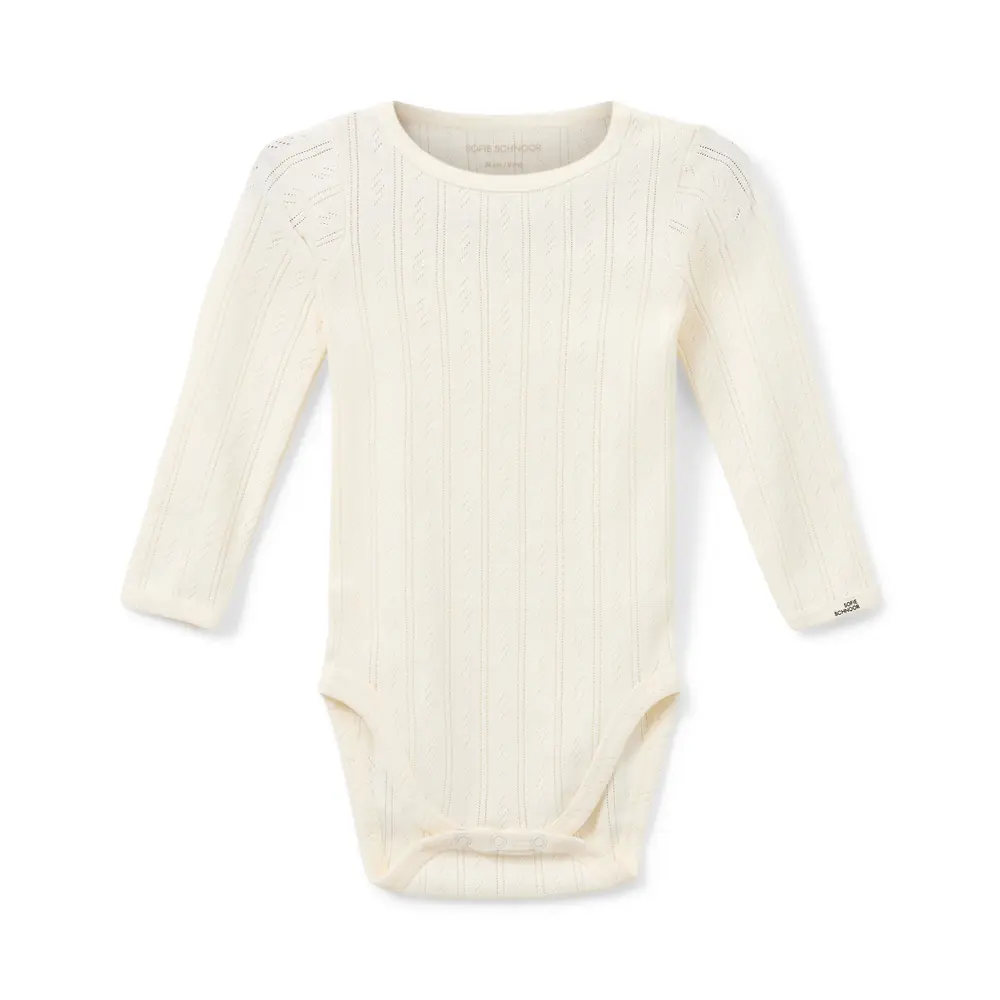 Dicte Langærmet Body - Off White - 92