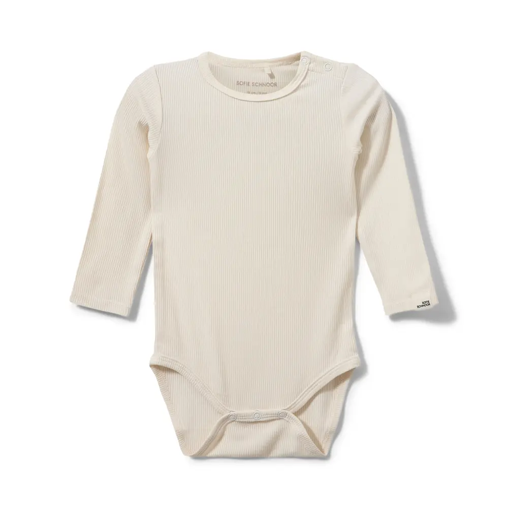 Dicte Langærmet Body - Off White - 74