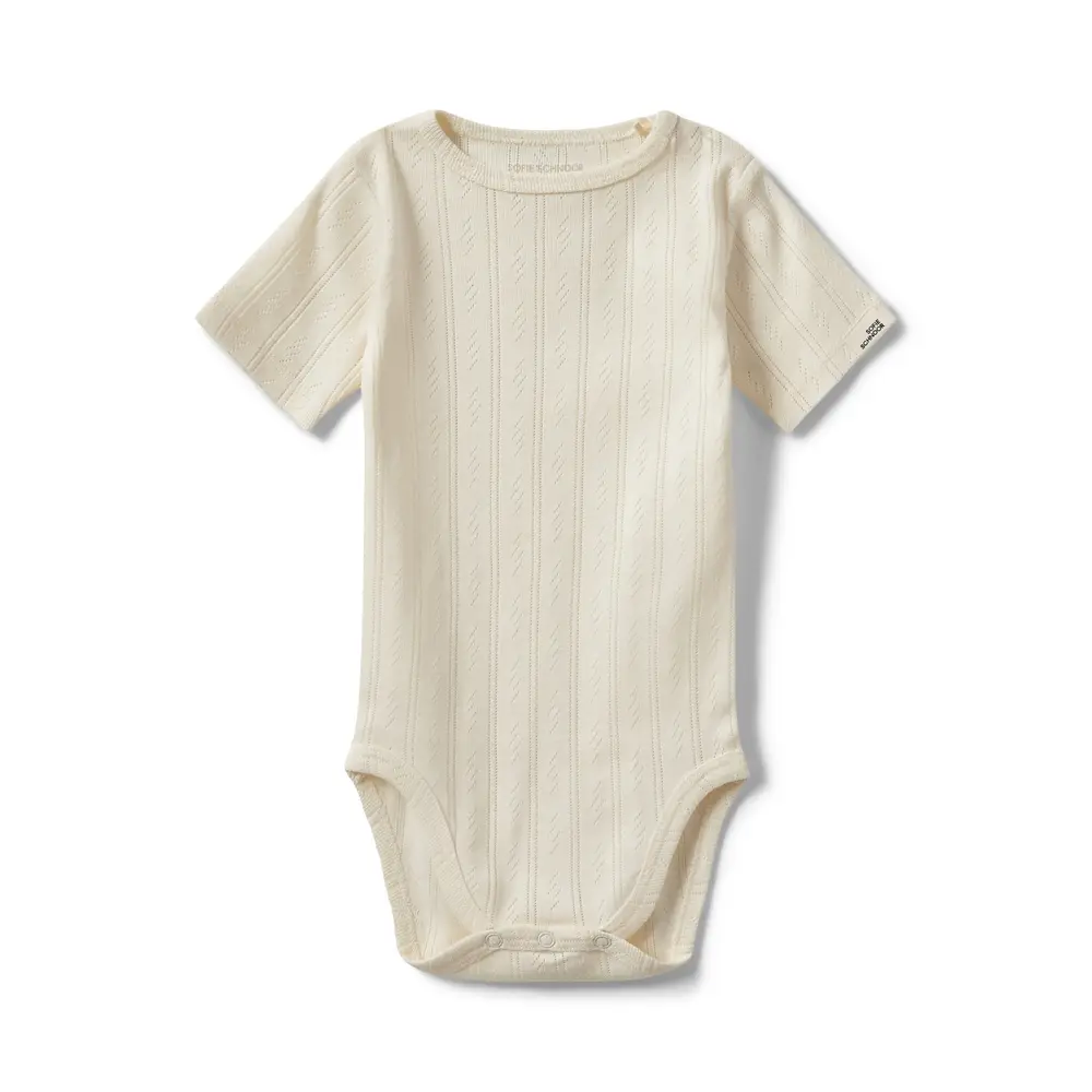 Dicte Kortærmet Body - Off White - 62