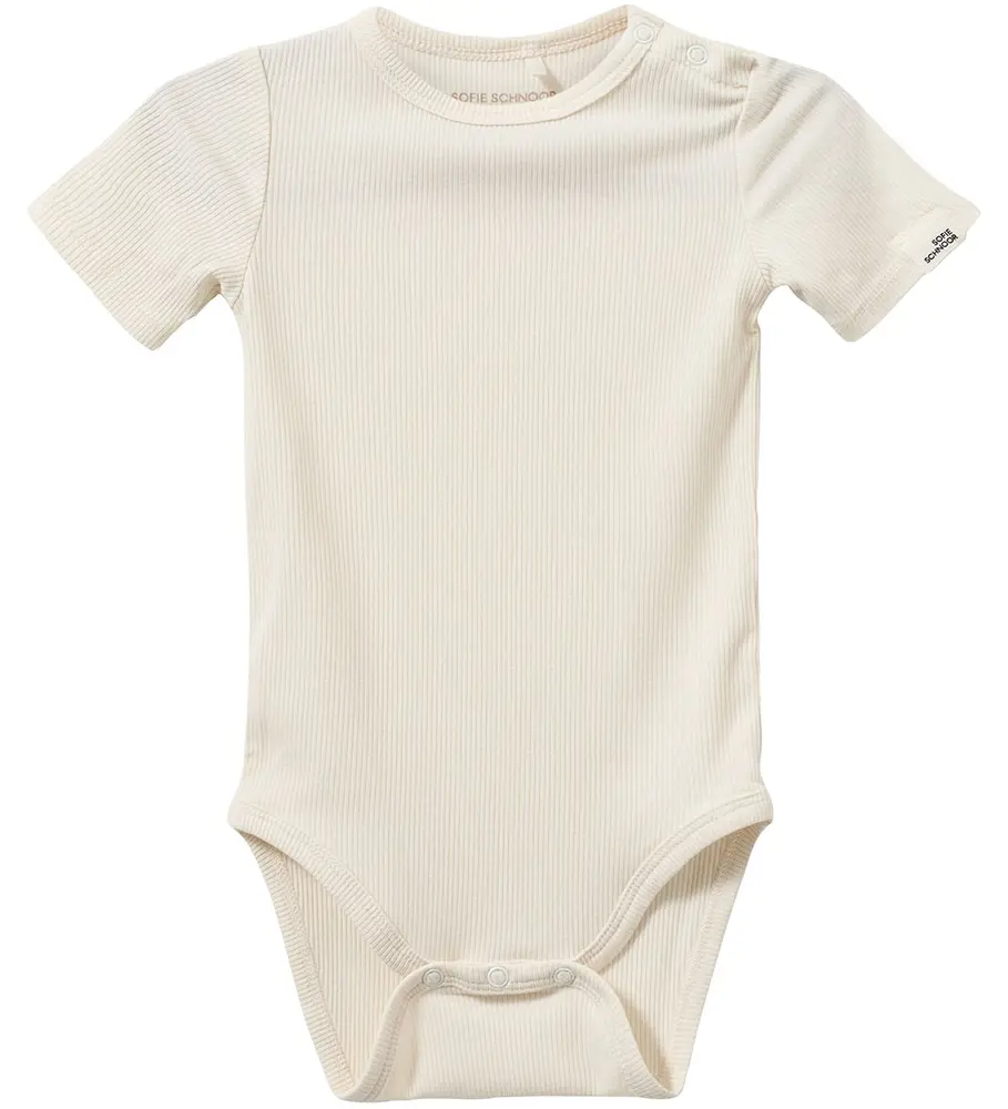 Dicte Kortærmet Body - Off White - 68