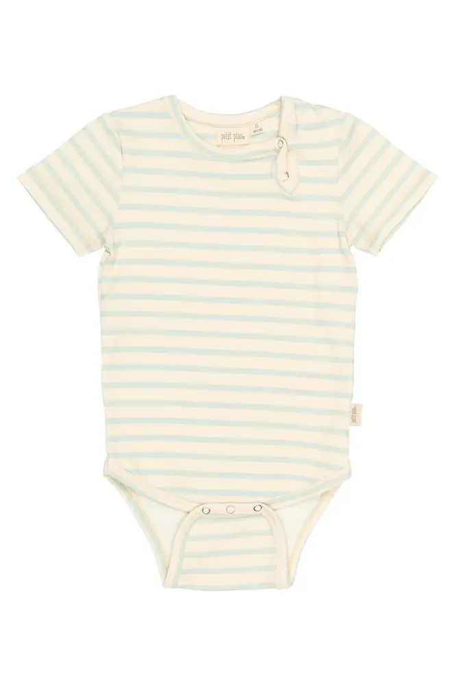 Sun Kortærmet Body - Winter Sky Striped - 68