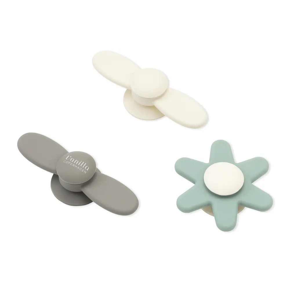 Baby Spinners med sugekop - 3-pak