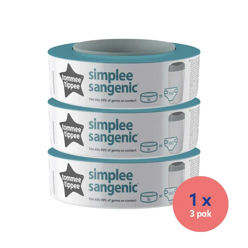 Tommee Tippee Simplee Sangenic Refill Bleposer 3-pak
