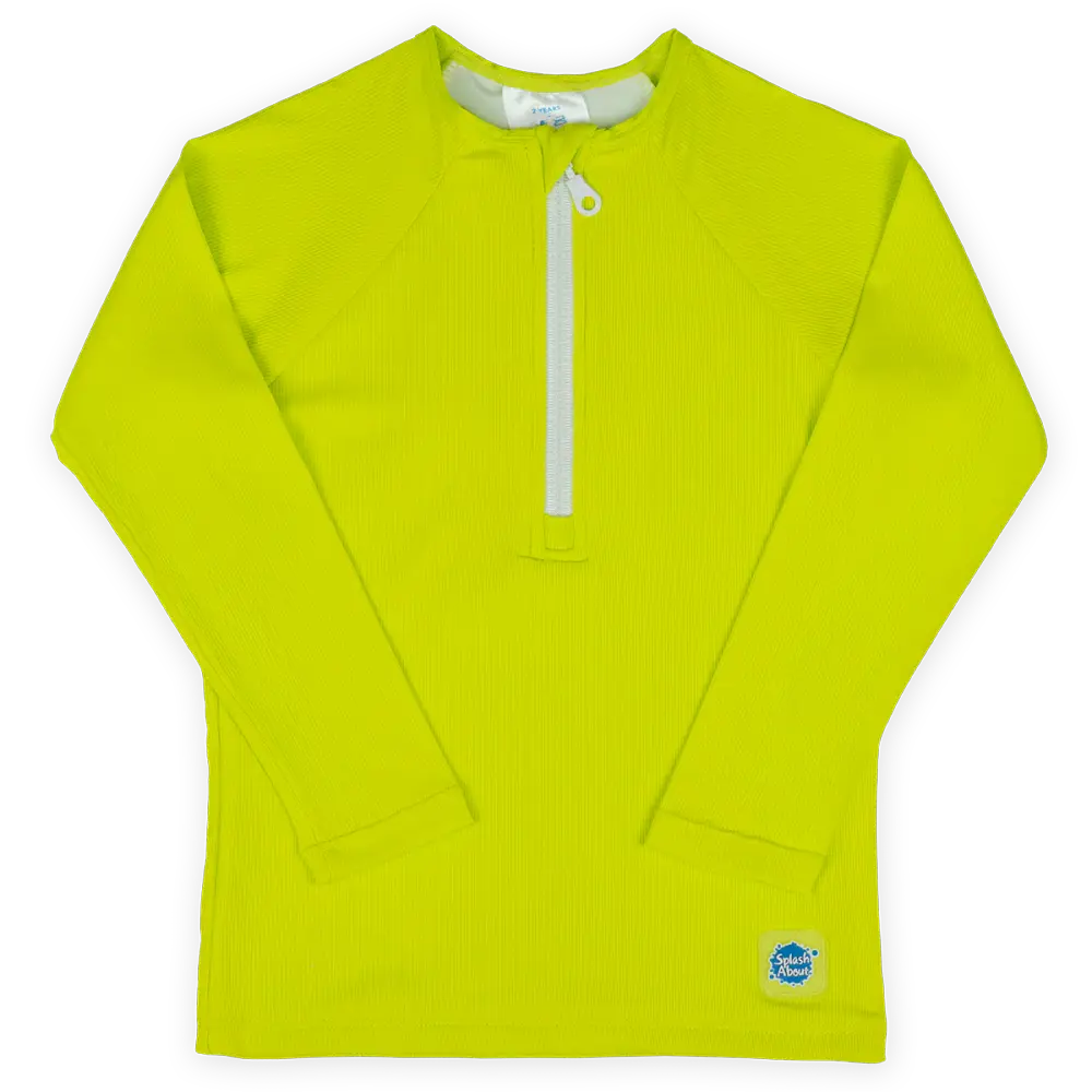 Premium Rash Badebluse - LIME - 1-2 ÅR