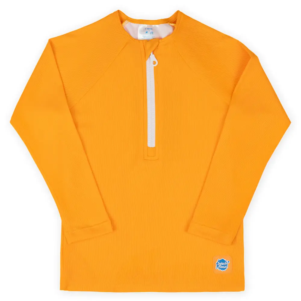 Premium Rash Badebluse - ORANGE - 2-3 ÅR