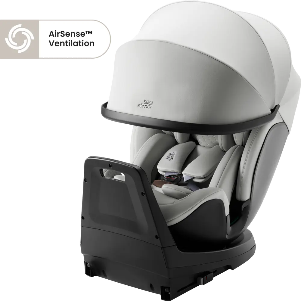 Britax Römer Swivel-Grow Max Air Autostol - Lux - Linen Grey