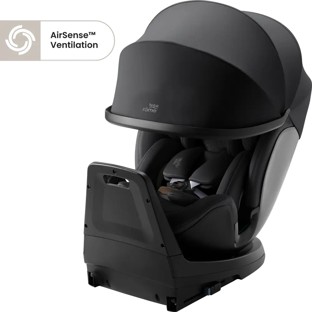 Britax Römer Swivel-Grow Max Air Autostol - Lux - Onxy Black