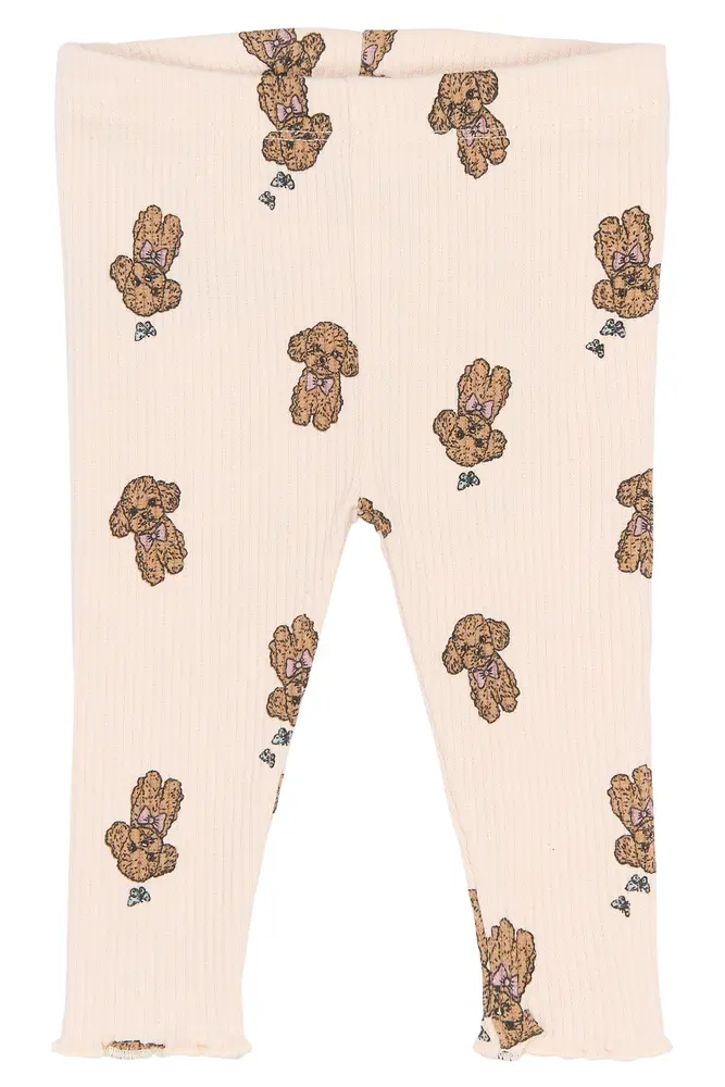 Sona Rib Leggings - Silver Peony - 92