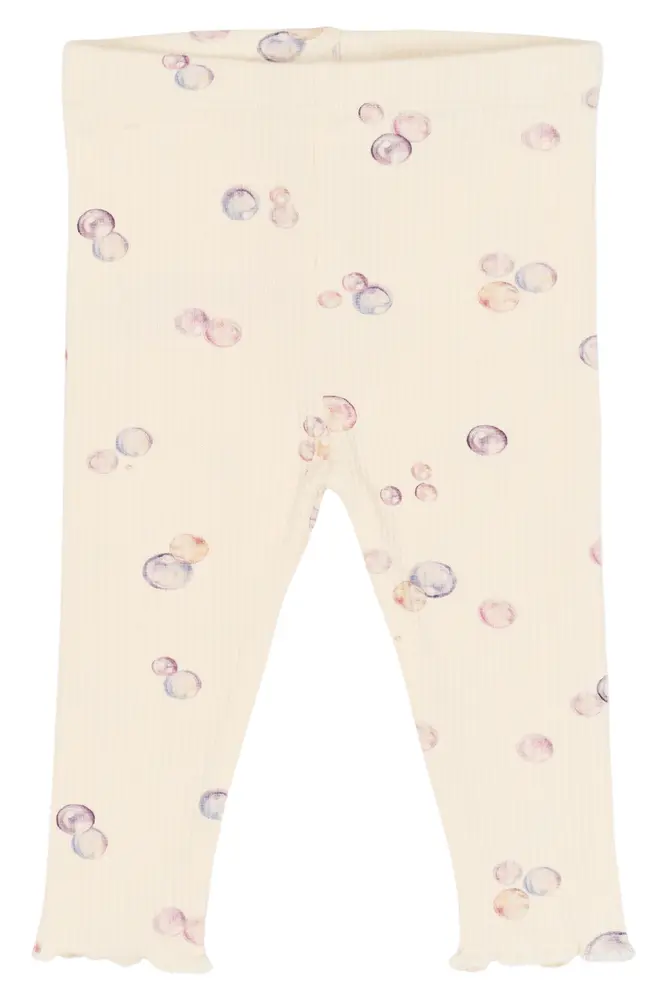Tamma Rib Leggings - Gardenia AOP - 56