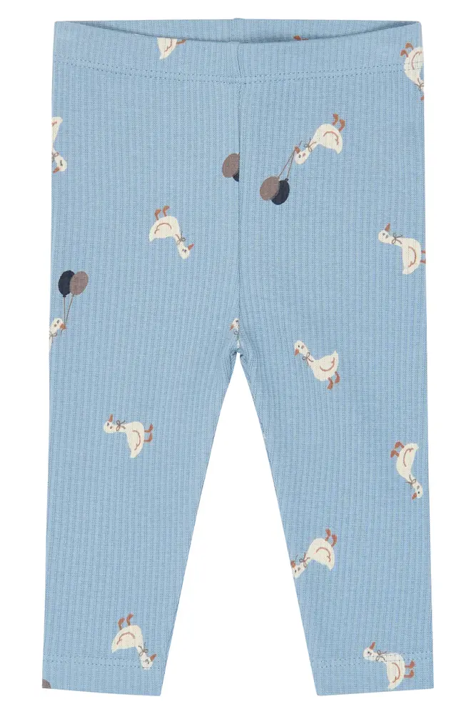 The New Siblings Vito Rib Leggings - Ashley Blue  - 56
