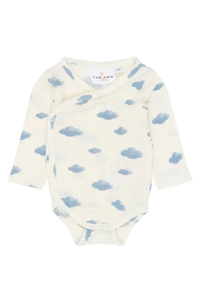 The New Siblings Vireo Langærmet Modal Wrap Body - Gardenia  - 62
