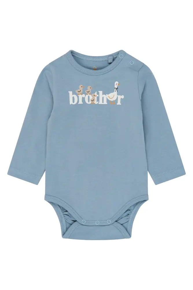 The New Siblings Brother Langærmet Body - Ashley Blue - 56