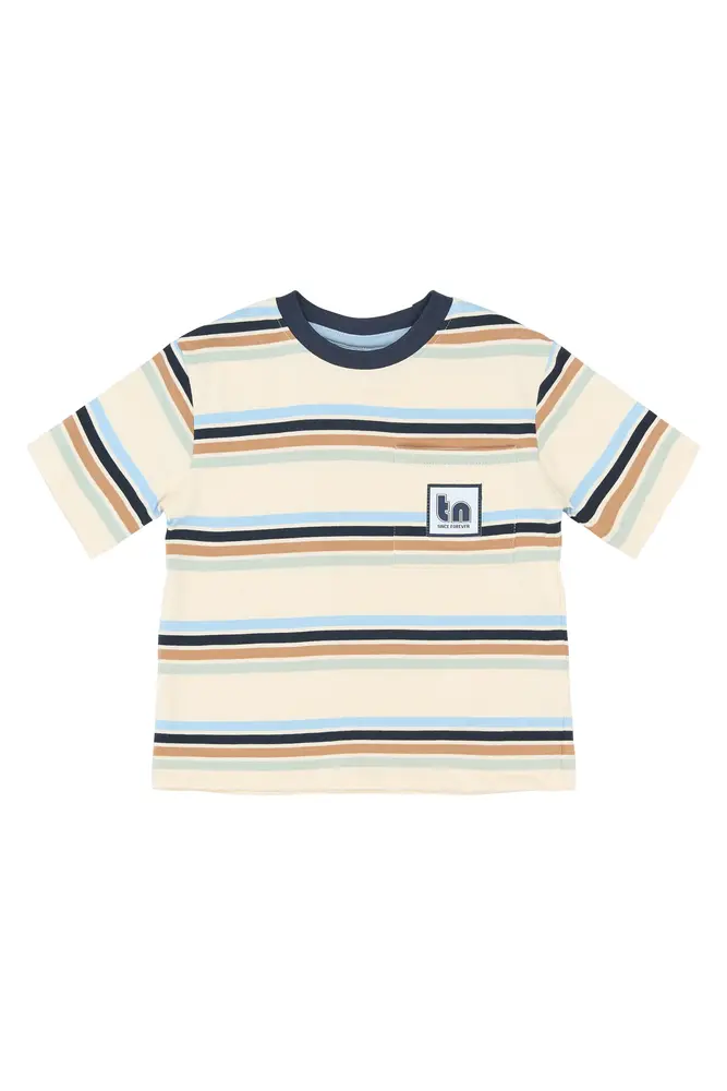 Stuart T-Shirt - Gardenia Striped - 92