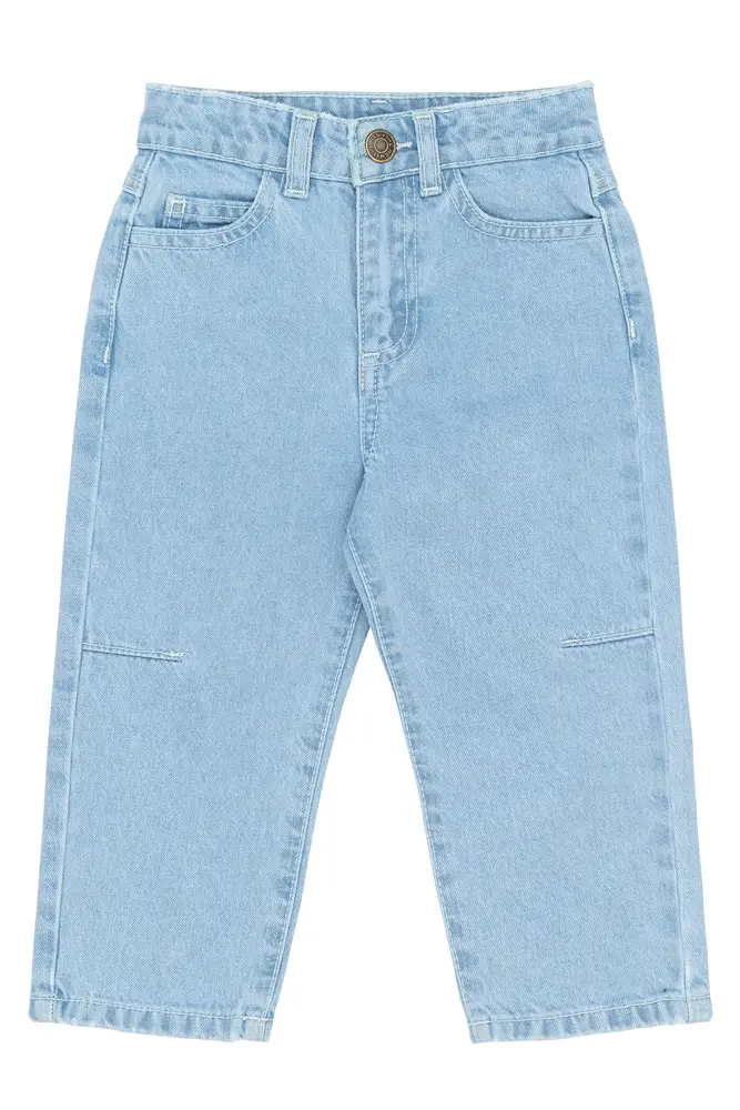 Silvio Barrel Fit Jeans - Light blue denim - 86