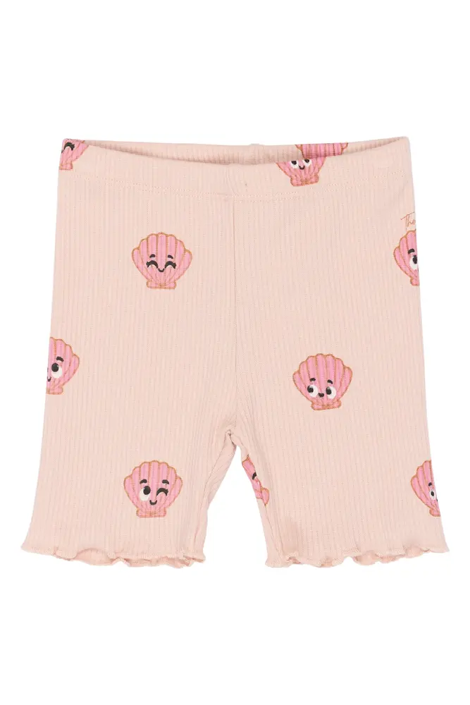 Tinker Rib Shorts - Peach Whip AOP - 92