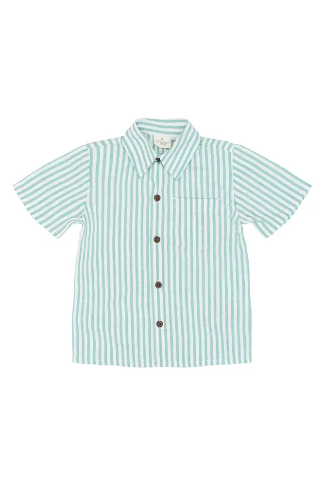 Tate Skjorte - Créme De Menthe Striped - 110