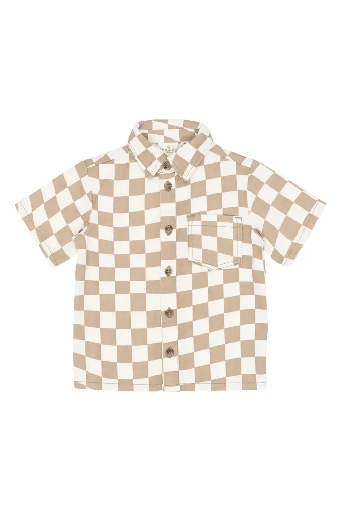 Twill Skjorte - Humus Check - 110