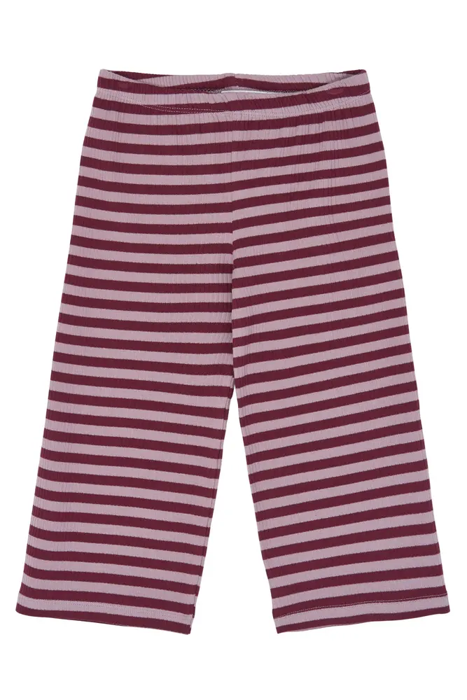 The New Siblings Fro Wide Rib Bukser - Elderberry Striped  - 92