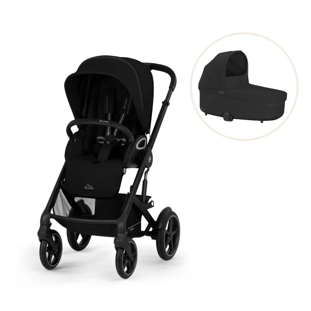 Cybex Talos S Lux 2026 inkl. Liggedel - Moon Black