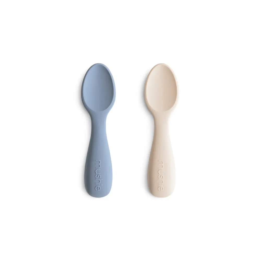 Mushie Korte Babyskeer 2-Pak - Tradewinds/Shifting Sand
