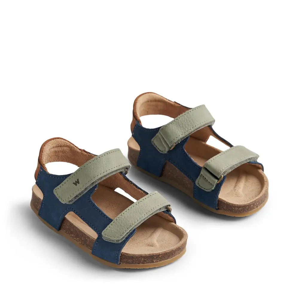 Corey kork sandal - blue - 28