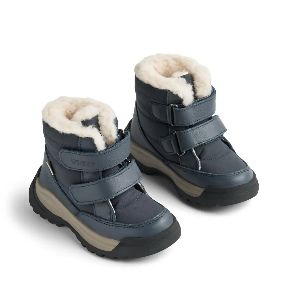 Wheat Millas Vinterstøvle Tex - Navy - 29