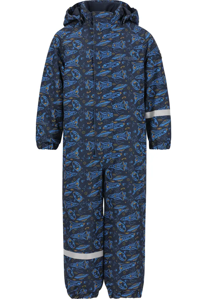 Tower Printet flyverdragt W-PRO 10000 - Navy - 116-122