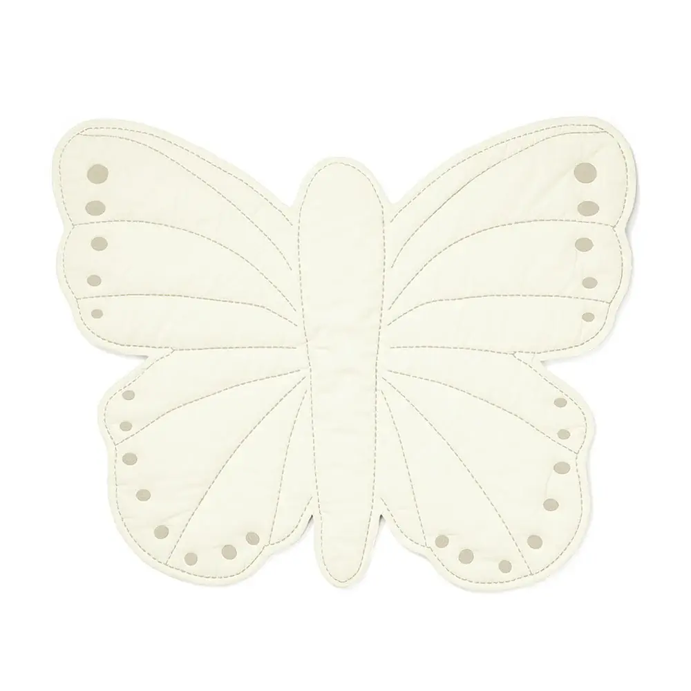 Sommerfugl legetæppe - OCS Off-white