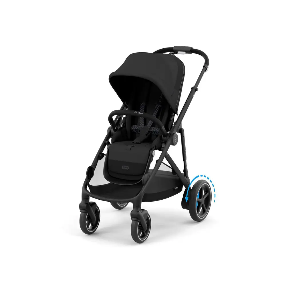 Cybex E-Gazelle S Klapvogn - Moon Black/Black
