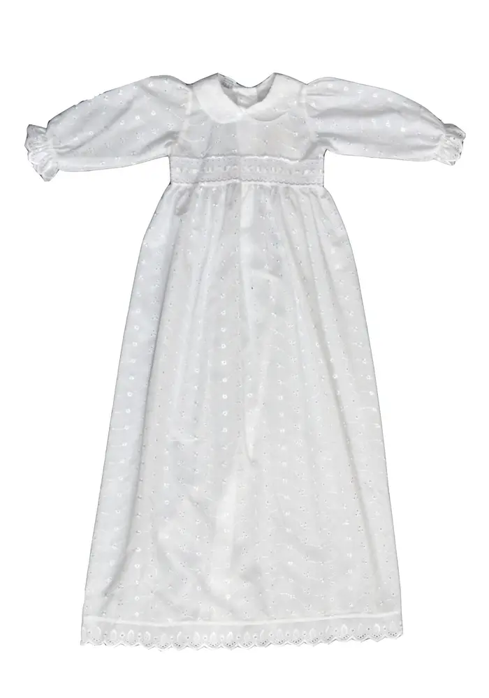 Dåbskjole Broderi Angelise - Jocko - Råhvid