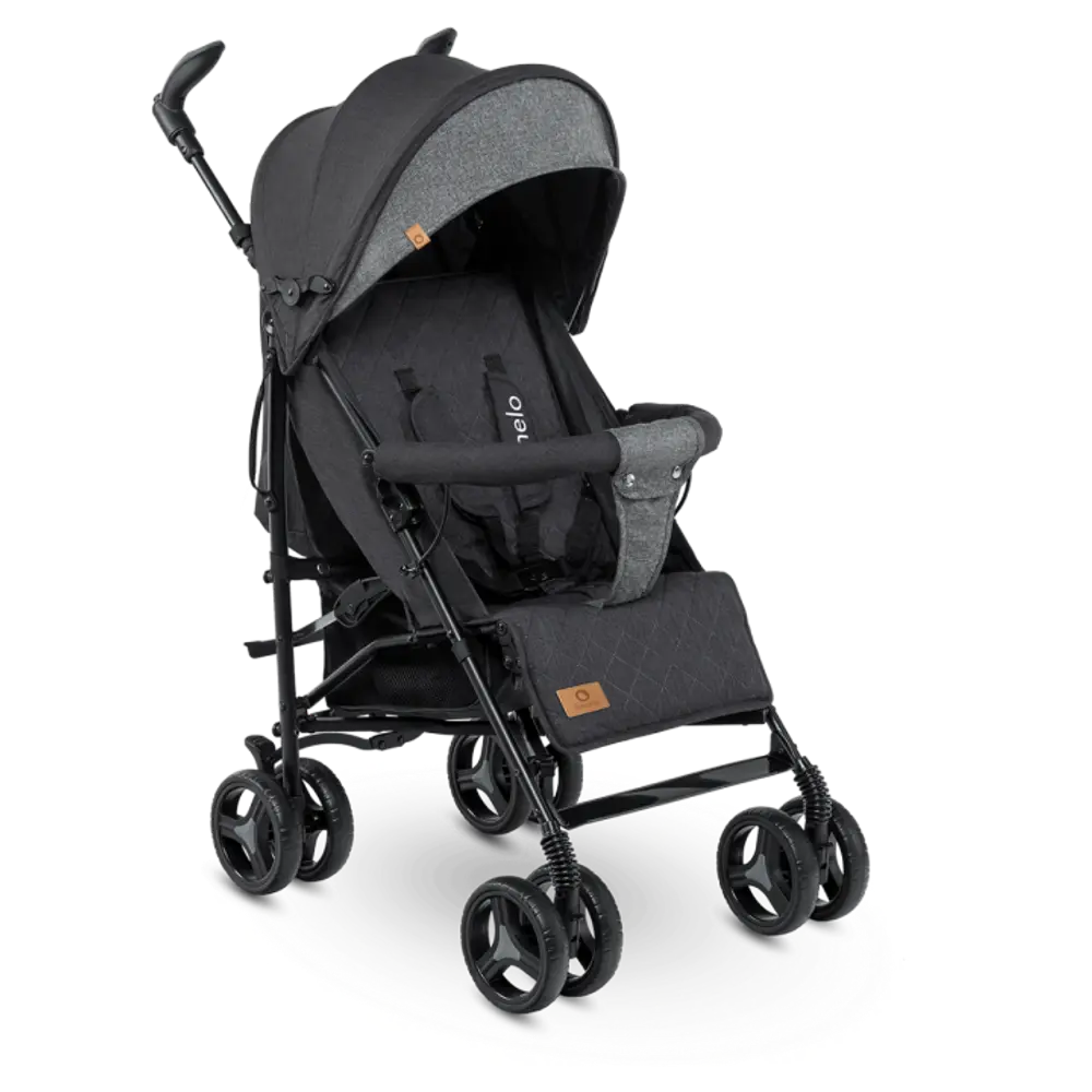 Irma klapvogn - black/dark grey