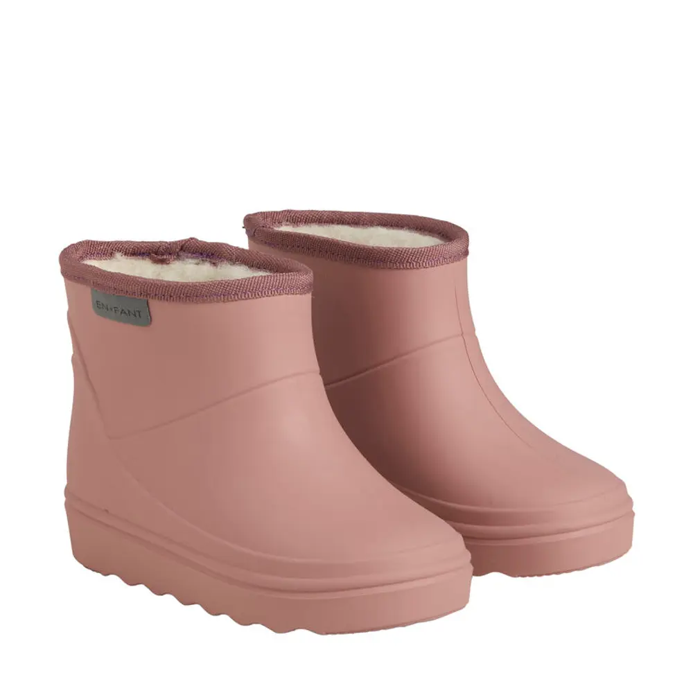 Thermo Støvler Kort Solid - Old Rose - 30