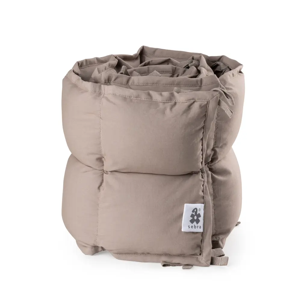 Sengerand, kapok, halv længde,  jetty beige