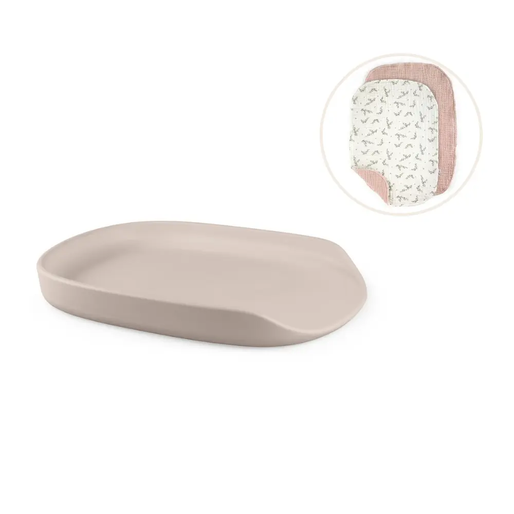 Sebra Puslepude Pur inkl. pusleunderlag - Rosa