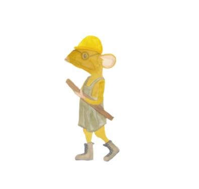 That's Mine - Wallsticker byggemesteren steve - Brown
