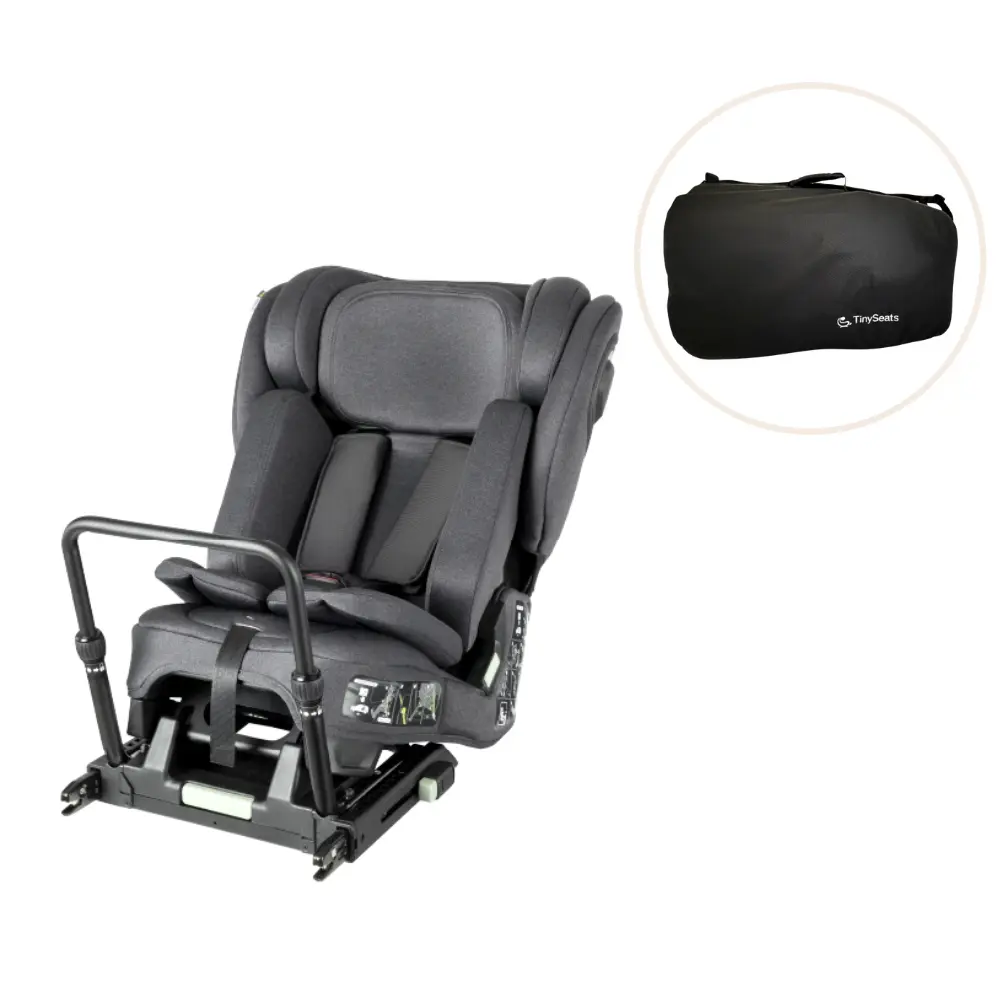 TinySeats Two Autostol Inkl. Skuldertaske