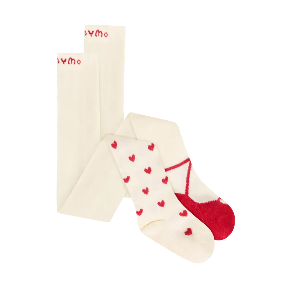 Minymo Strømper 2-Pak - Eggnog - 8086